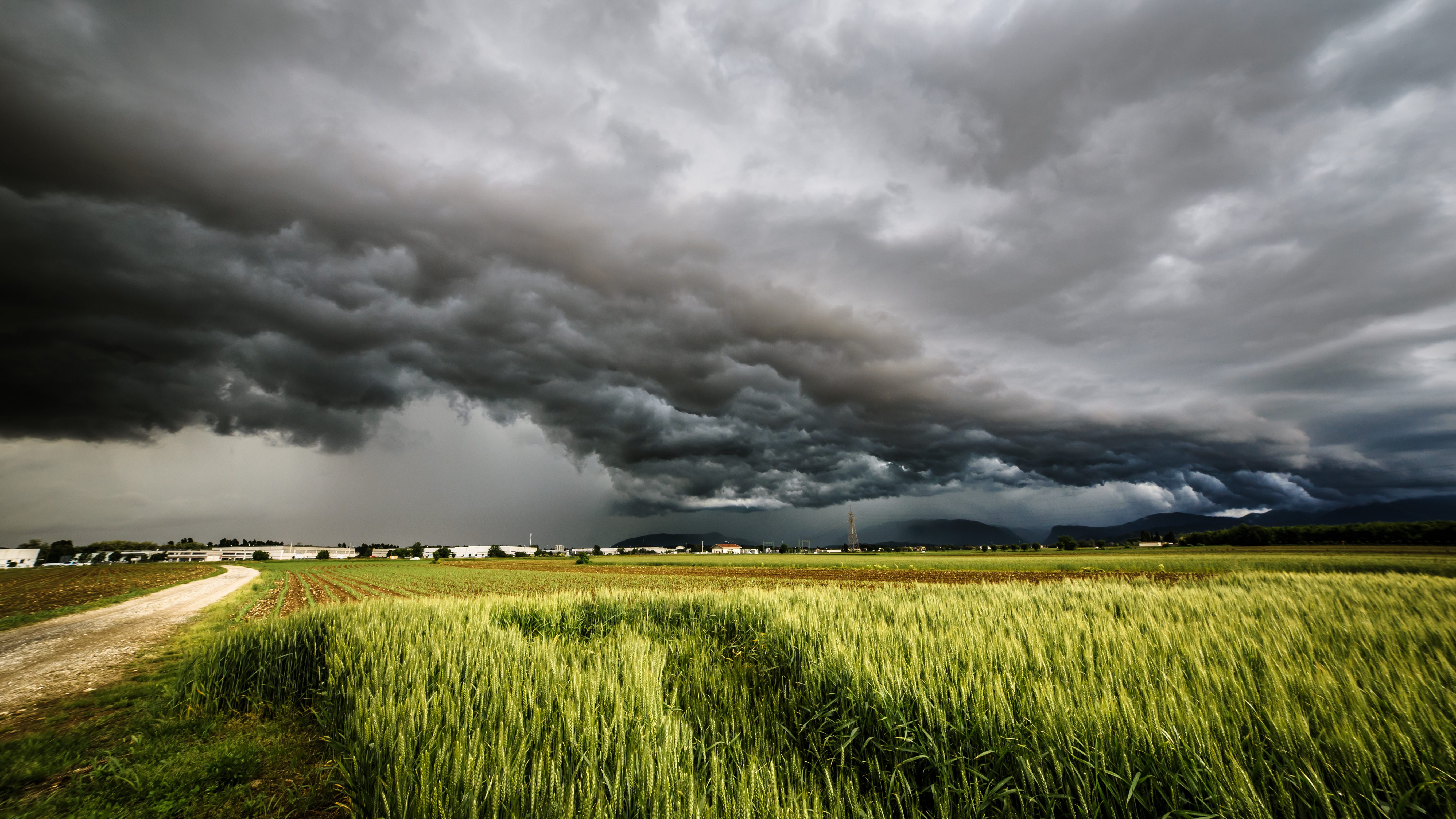 Polk Electric LLC | storm over the fields